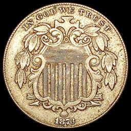 1873 Shield Nickel CLOSELY UNCIRCULATED