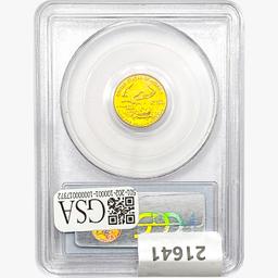 1992 $5 1/10oz. Gold Eagle PCGS MS69