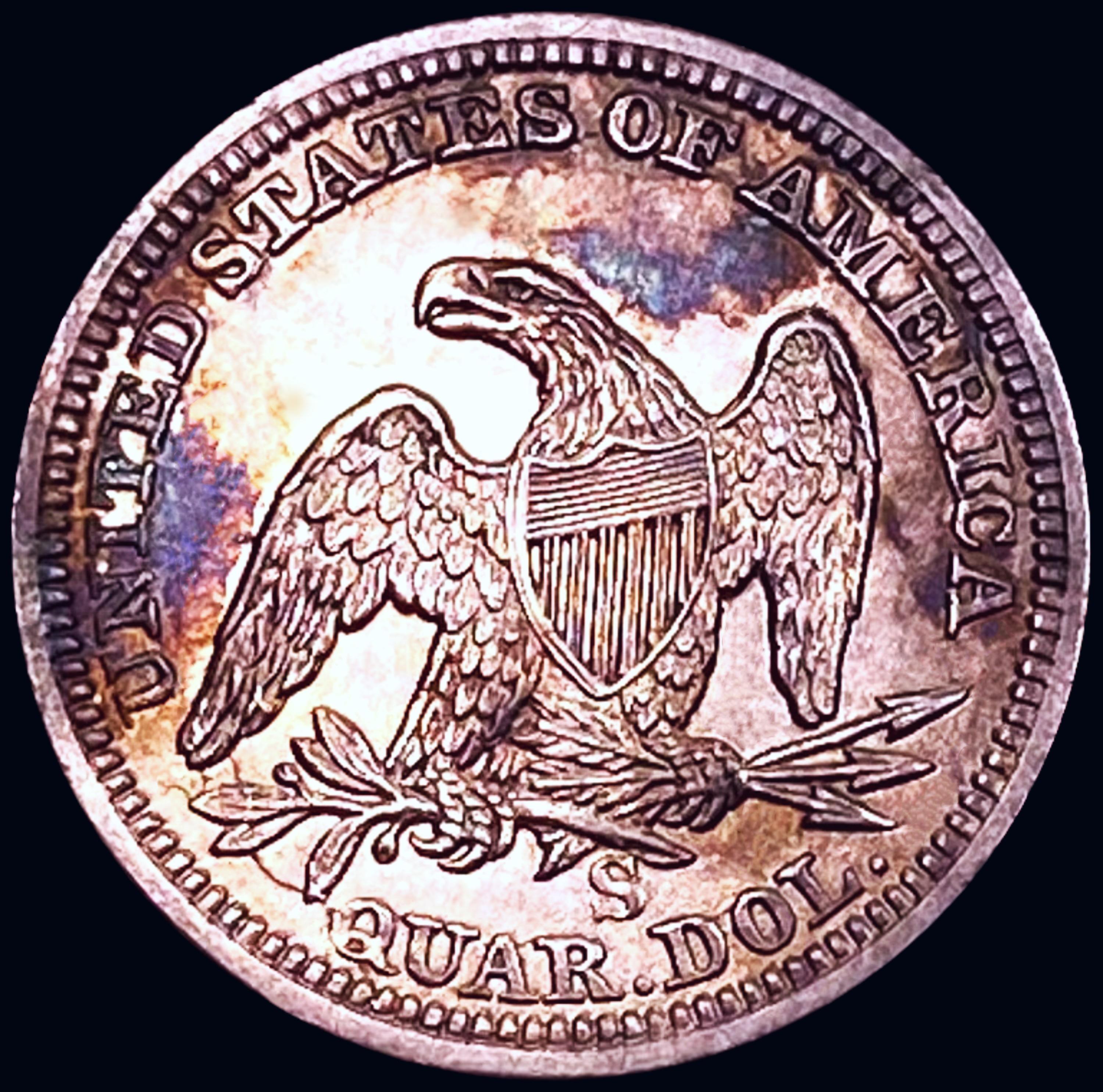 1861-S Seated Liberty Quarter UNCIRCULATED