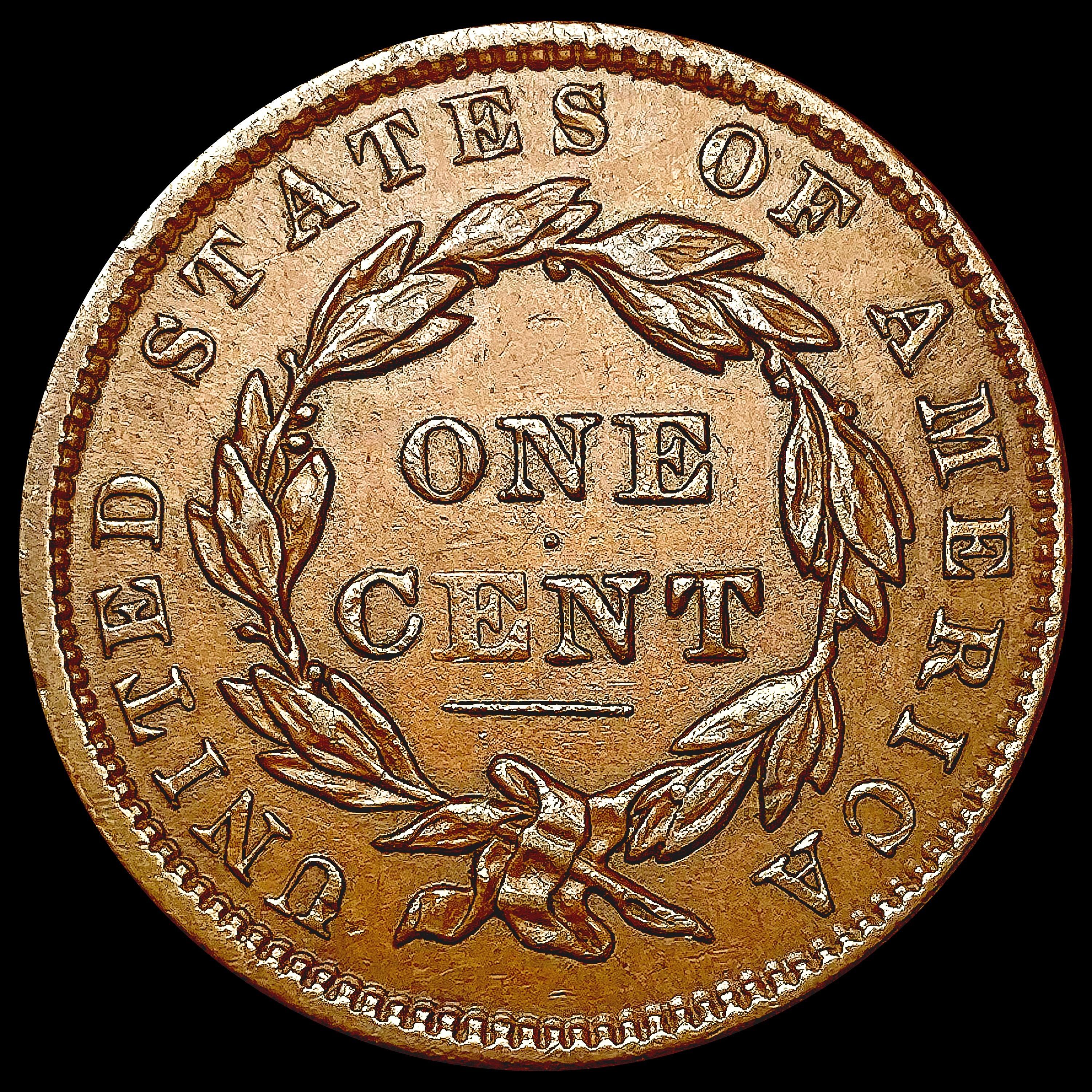 1837 Braided Hair Large Cent CLOSELY UNCIRCULATED