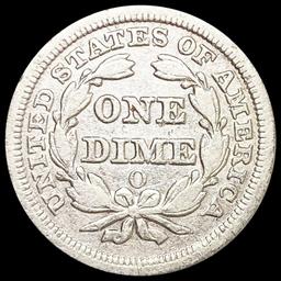 1856-O Seated Liberty Dime ABOUT UNCIRCULATED