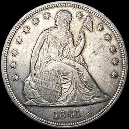 1841 Seated Liberty Dollar CLOSELY UNCIRCULATED