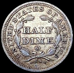 1856-O Seated Liberty Half Dime CLOSELY UNCIRCULAT
