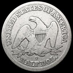 1854-O Arws Seated Liberty Half Dollar LIGHTLY CIR