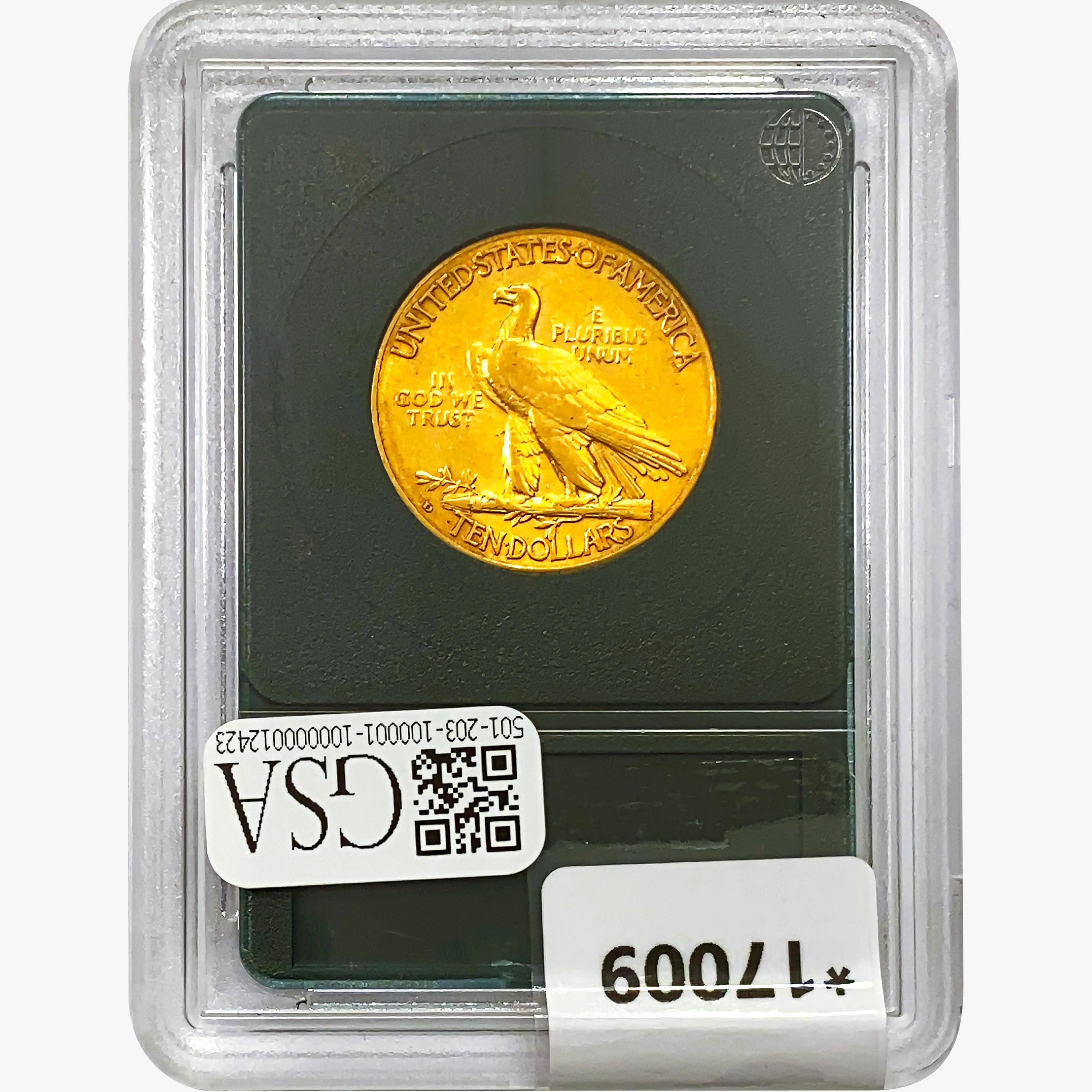1909-D $10 Gold Eagle GG XF45