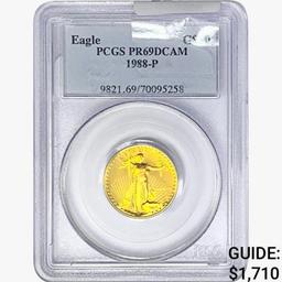 1988-P $10 1/4oz. Gold Eagle PCGS PR69 DCAM