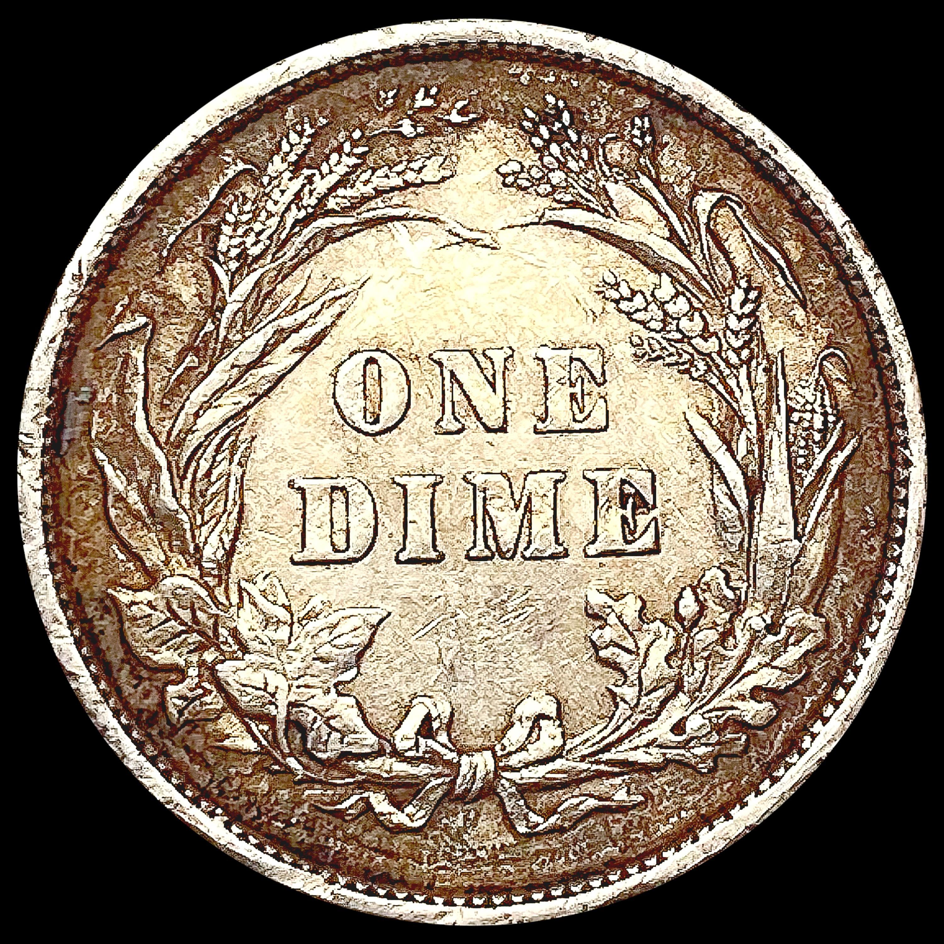 1895 Barber Dime NICELY CIRCULATED