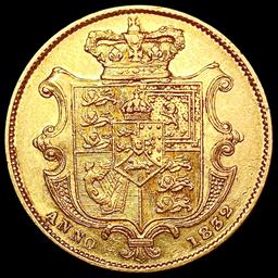 1832 Great Britain 1 Sovereign CHOICE AU