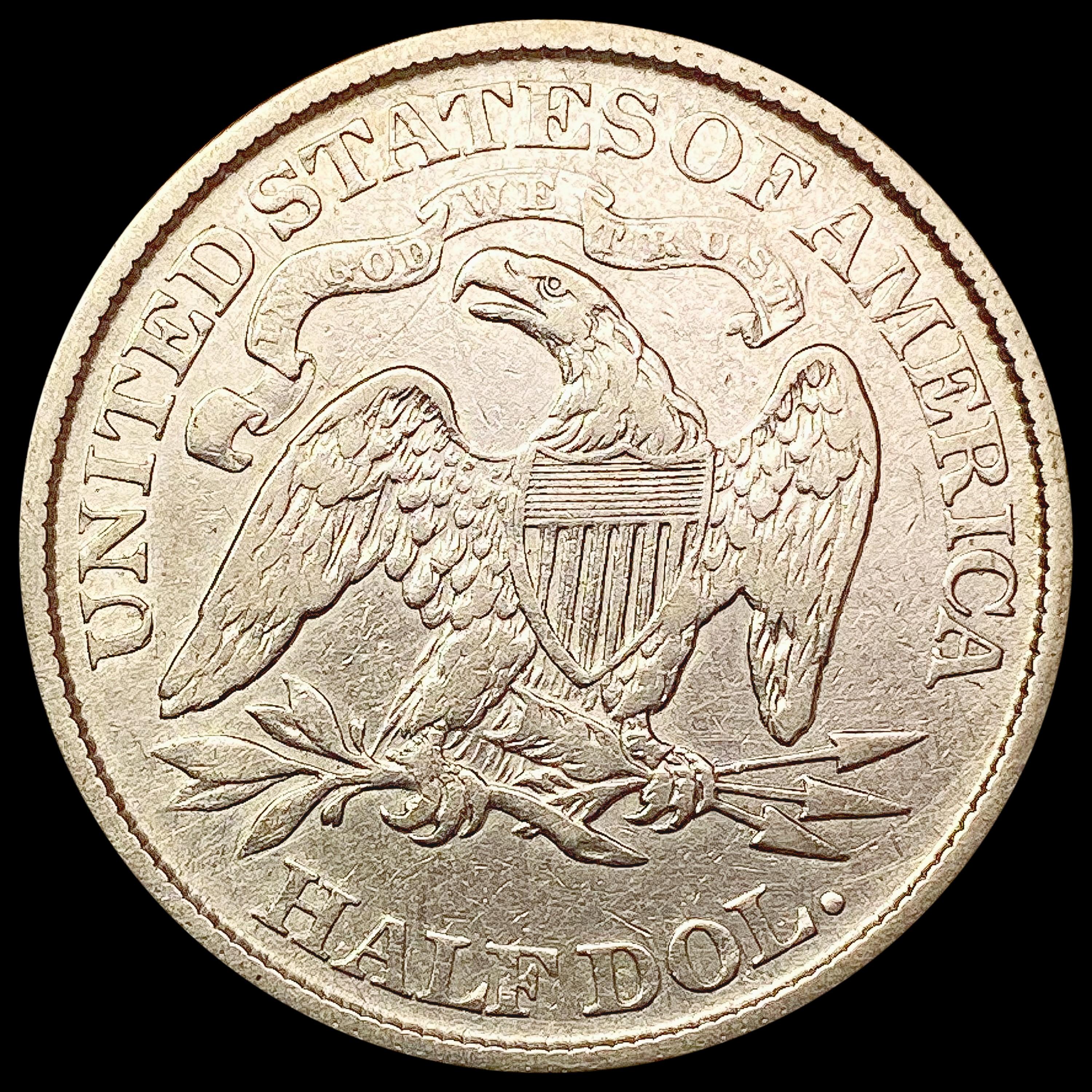 1873 Seated Liberty Half Dollar NEARLY UNCIRCULATE