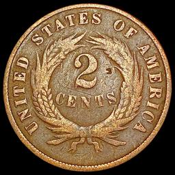 1870 Two Cent Piece LIGHTLY CIRCULATED