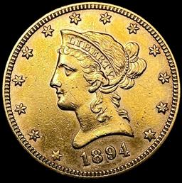 1894 $5 Gold Half Eagle CLOSELY UNCIRCULATED