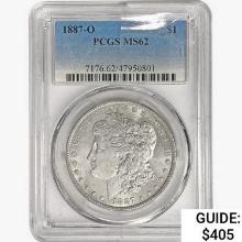 1887-O Morgan Silver Dollar PCGS MS62