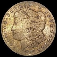 1891-CC Morgan Silver Dollar NICELY CIRCULATED