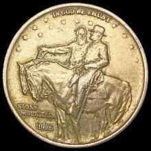 1925 Stone Mountain Half Dollar CLOSELY UNCIRCULAT