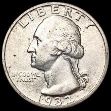 1932-S Washington Silver Quarter CLOSELY UNCIRCULA