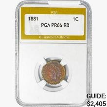 1881 Indian Head Cent PGA PR66 RB