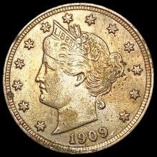 1909 Liberty Victory Nickel CLOSELY UNCIRCULATED