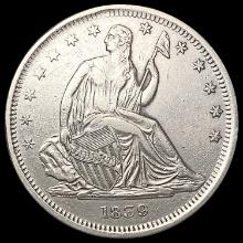 1839 Seated Liberty Half Dollar CHOICE AU