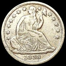 1838 Seated Liberty Half Dime CLOSELY UNCIRCULATED