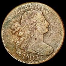 1807/6 Draped Bust Cent NICELY CIRCULATED