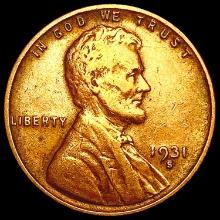 1931-S Wheat Cent CHOICE AU