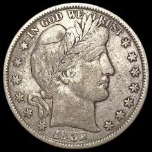 1902 Barber Half Dollar LIGHTLY CIRCULATED