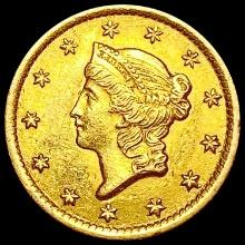 1851-O Rare Gold Dollar CHOICE AU