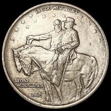 1925 Stone Mountain Half Dollar CLOSELY UNCIRCULAT