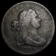 1804 Pln 4 No Stem Draped Bust Half Cent NICELY CI