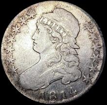 1814 Capped Bust Half Dollar LIGHTLY CIRCULATED