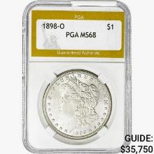 1898-O Morgan Silver Dollar PGA MS68