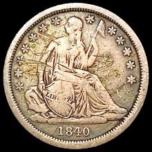 1840 Seated Liberty Dime NICELY CIRCULATED