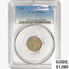 1888 Seated Liberty Dime PCGS MS64