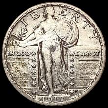 1917 Ty 2 Standing Liberty Quarter NEARLY UNCIRCULATED