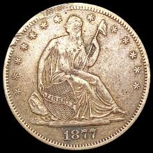 1877-S Seated Liberty Half Dollar NEARLY UNCIRCULATED