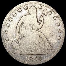 1860-S Seated Liberty Half Dollar NICELY CIRCULATED