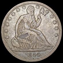 1844-O Seated Liberty Half Dollar LIGHTLY CIRCULATED