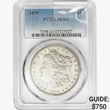 1899 Morgan Silver Dollar PCGS MS62