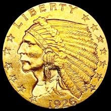 1926 $3 Gold Piece CLOSELY UNCIRCULATED