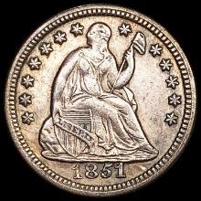1851-O Seated Liberty Half Dime CLOSELY UNCIRCULATED