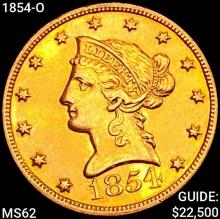 1854-O $10 Gold Eagle UNCIRCULATED