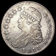 1811 Capped Bust Half Dollar LIGHTLY CIRCULATED