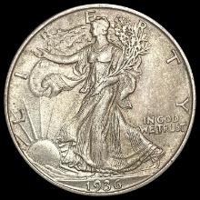 1936-D Walking Liberty Half Dollar NICELY CIRCULATED