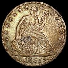 1855-O Seated Liberty Half Dollar CLOSELY UNCIRCULATED