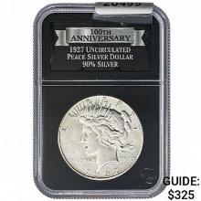 1927 Silver Peace Dollar GG UNC