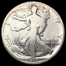 1916-D Walking Liberty Half Dollar NICELY CIRCULATED