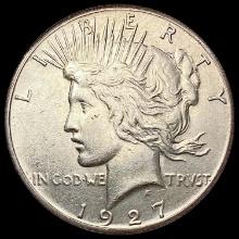 1927 Silver Peace Dollar CLOSELY UNCIRCULATED