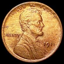1911 Red Wheat Cent UNCIRCULATED