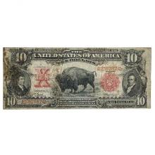 FR. 114 1901 $10 TEN DOLLARS BISON LEGAL TENDER UNITED STATES NOTE VERY FINE