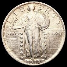 1917 T2 Standing Liberty Quarter CLOSELY UNCIRCULATED